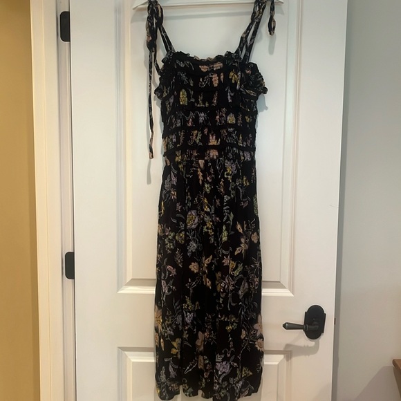 Free People Floral Spaghetti Strap Dress - Picture 2 of 6